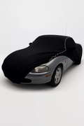 Ganzgarage Indoor Stretch Cover Carcover für Mazda MX5 Schwarz