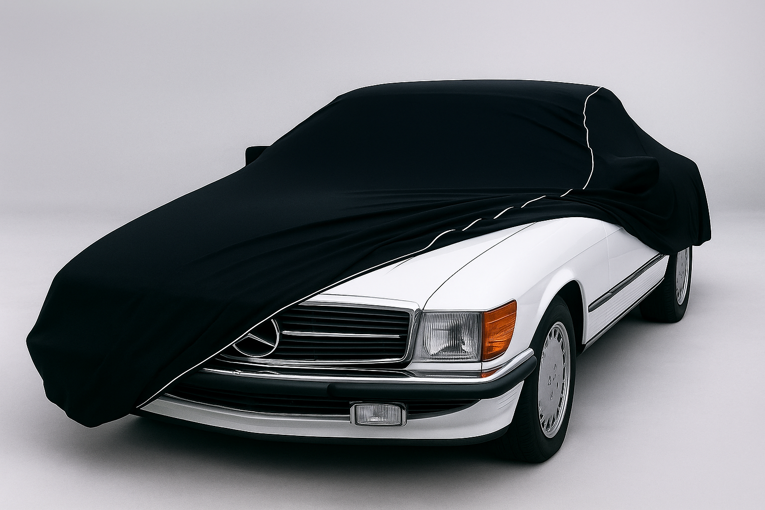 Ganzgarage Indoor Stretch Cover Carcover für Mercedes Benz SL R107 W107 SL107