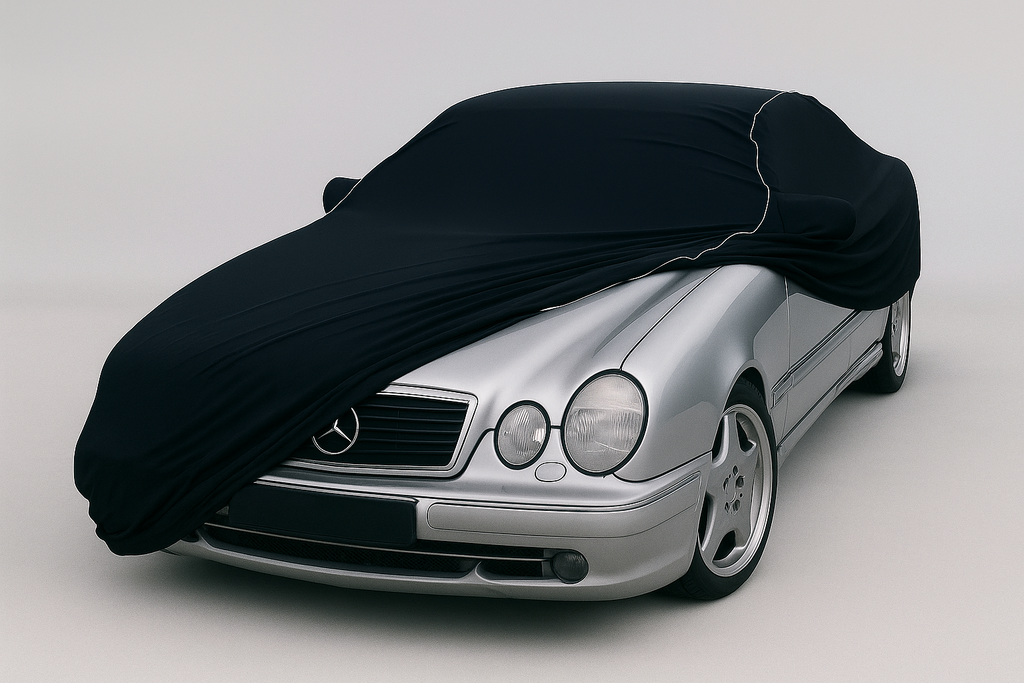 Ganzgarage Indoor Stretch Cover Carcover für Mercedes W210 1995-02 Limousine