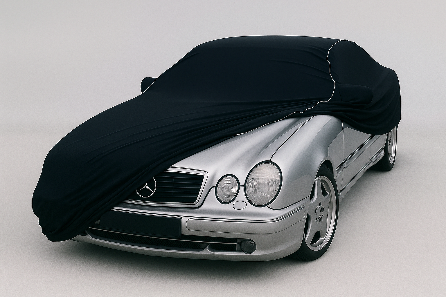 Ganzgarage Indoor Stretch Cover Carcover für Mercedes W210 1995-02 Limousine