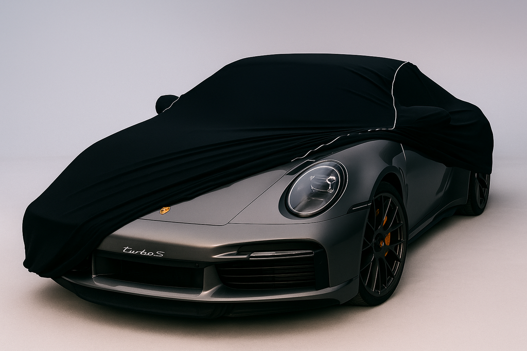 Ganzgarage Indoor Stretch Cover Carcover für Porsche 911 4s GTS Turbo Schwarz