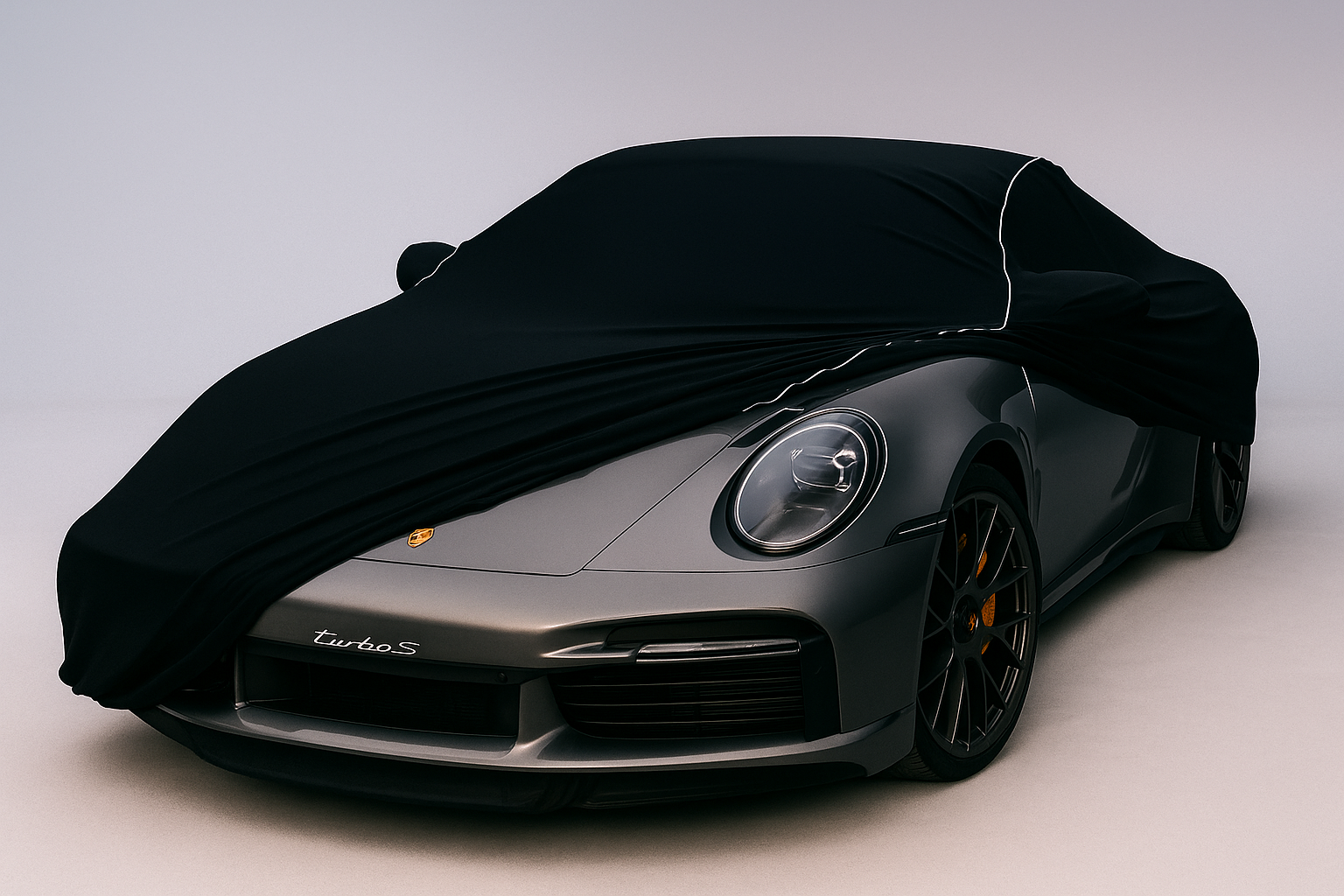 Ganzgarage Indoor Stretch Cover Carcover für Porsche 911 4s GTS Turbo Schwarz