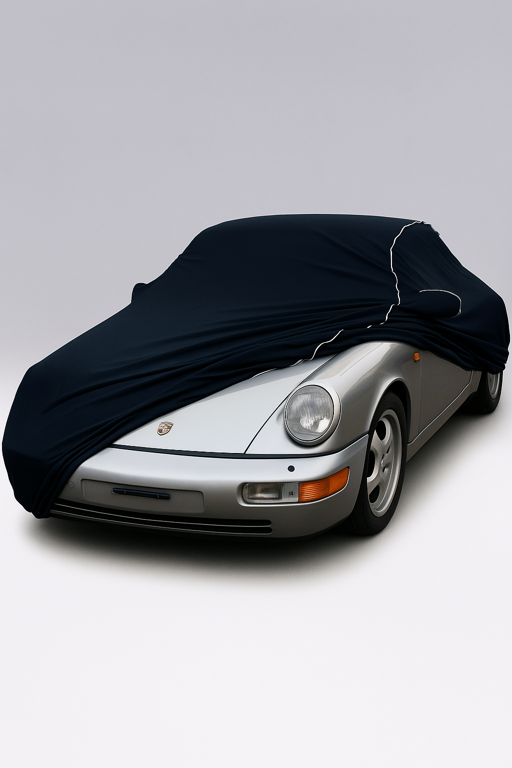 Ganzgarage Indoor Stretch Cover Carcover für Porsche 911 964 C2 C4 Schwarz