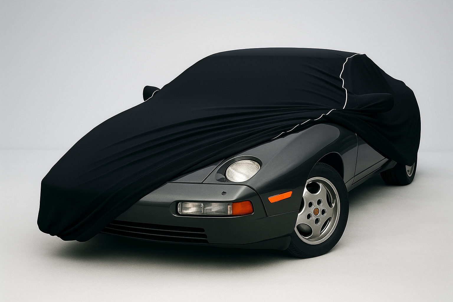Ganzgarage Indoor Stretch Cover Carcover für Porsche 928 S4 GT GTS Schwarz