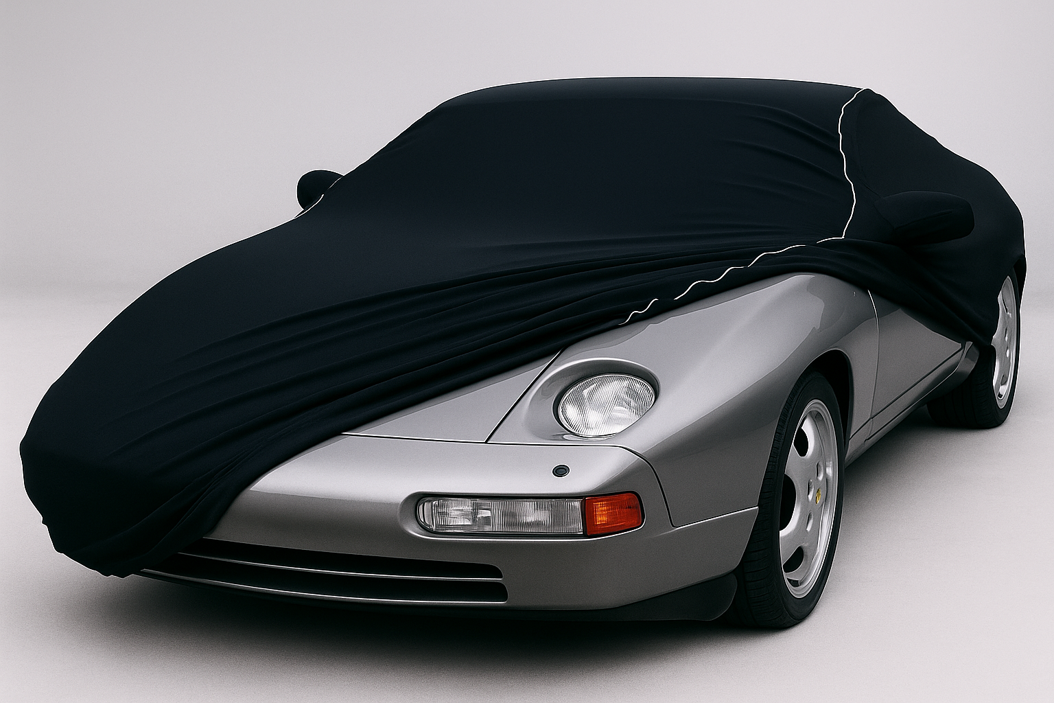 Ganzgarage Indoor Stretch Cover Carcover für Porsche 928 S4 GTS Schwarz