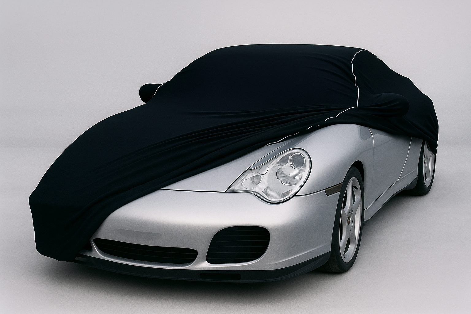 Ganzgarage Indoor Stretch Cover Carcover für Porsche 996 C4S Schwarz.