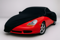 Ganzgarage Indoor Stretch Cover Carcover für Porsche boxster 986 Schwarz