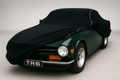 Ganzgarage Indoor Stretch Cover Carcover für Triumph TR6 Schwarz