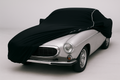 Ganzgarage Indoor Stretch Cover Carcover für Volvo P1800 S Schwarz