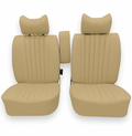 Sitzbezüge Bezüge für die Vordersitze für Mercedes Benz SL R107 beige ab 1985.