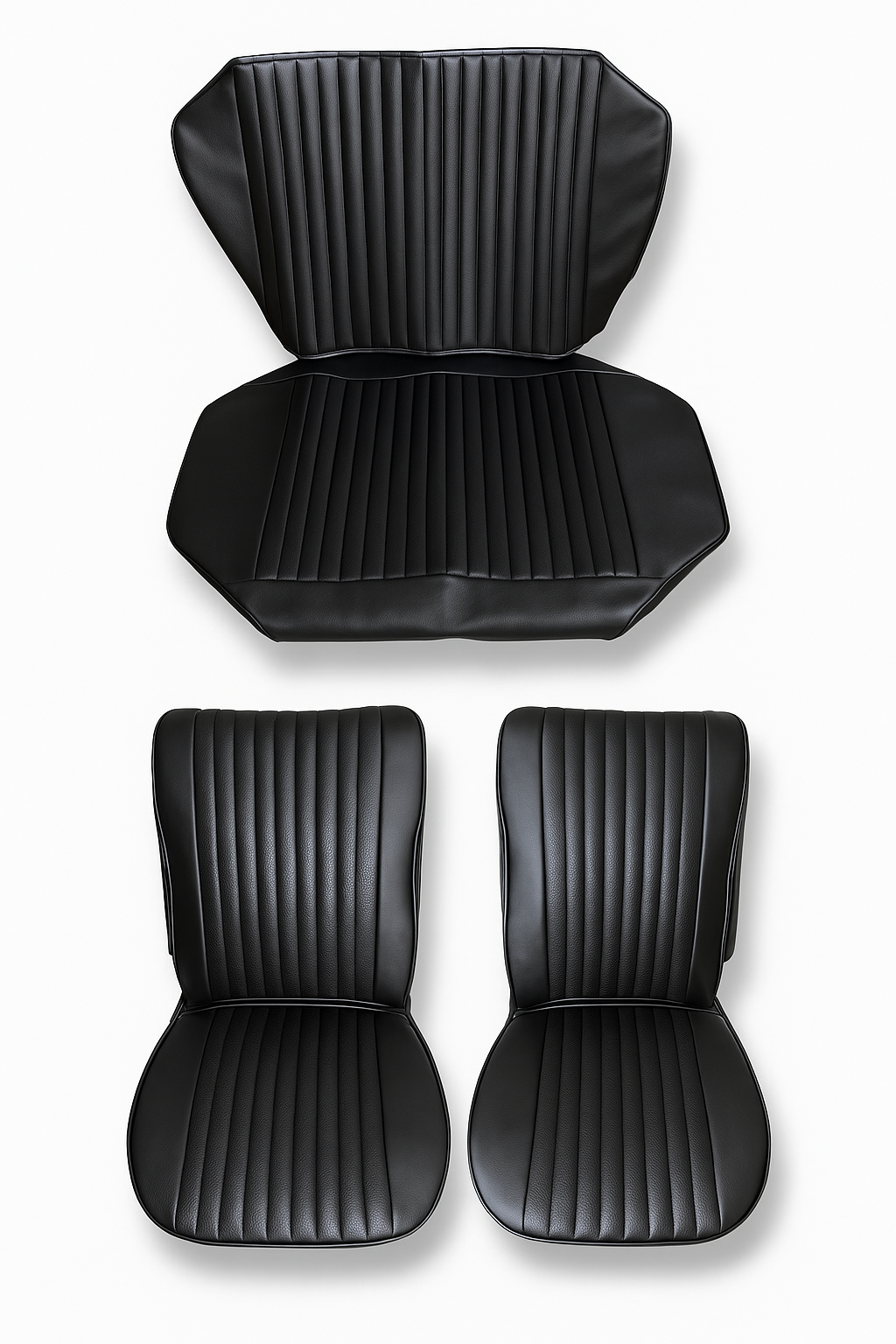 Sitzbezüge Bezüge für VW Käfer 1300 - 1303 Limousine Schwarz