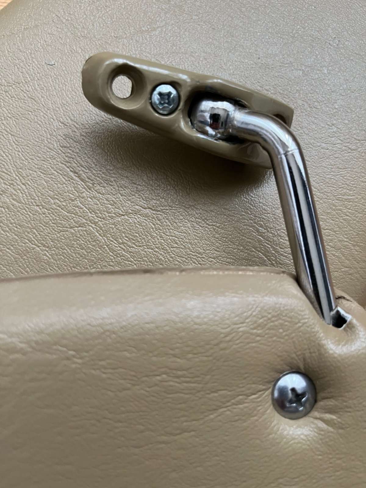 Sonnenblenden Sunvisor Paar mit Stangen + Clips für Mercedes SL R107 Beige