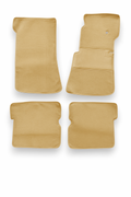Fußmatten Teppich passend für Mercedes Benz SL107 R107/W107 4 teilig Beige RHD