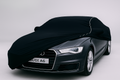 Ganzgarage Indoor Stretch Cover Carcover für Audi A6 C7 Limousine Schwarz