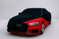 Ganzgarage Indoor Stretch Cover Carcover für Audi RS3 Schwarz