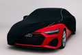 Ganzgarage Indoor Stretch Cover Carcover für Audi RS7 Schwarz.