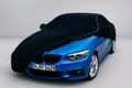 Ganzgarage Indoor Stretch Cover Carcover für Bmw 2er F22/F23 Schwarz