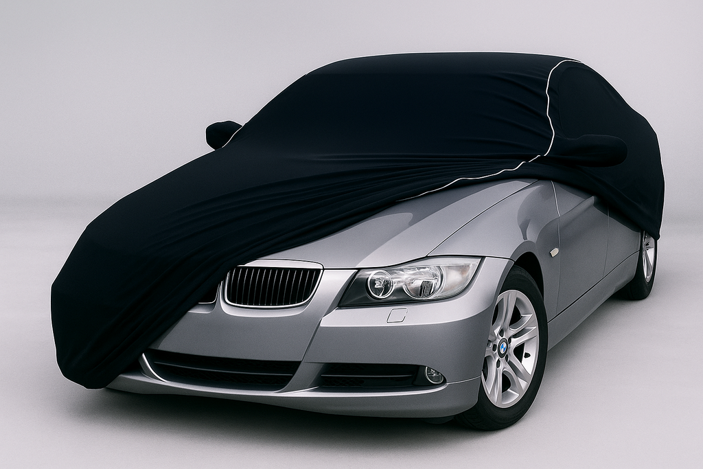 Ganzgarage Indoor Stretch Cover Carcover für Bmw 3er e90 Limousine Schwarz
