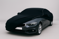 Ganzgarage Indoor Stretch Cover Carcover für Bmw 4er F36 Gran Coupe Schwarz