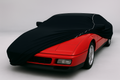 Ganzgarage Indoor Stretch Cover Carcover für Ferrari 400 GT Schwarz