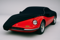 Ganzgarage Indoor Stretch Cover Carcover für Ferrari Dino 208 GT Schwarz.