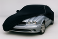 Ganzgarage Indoor Stretch Cover Carcover für Jaguar X Type Schwarz