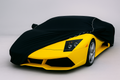 Ganzgarage Indoor Stretch Cover Carcover für Lamborghini Murcielago Schwarz.