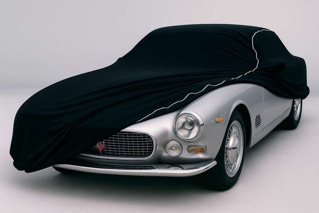 Ganzgarage Indoor Stretch Cover Carcover für Maserati 3500 Gti Schwarz