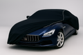 Ganzgarage Indoor Stretch Cover Carcover für Maserati Quattroporte VI Schwarz