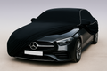 Ganzgarage Indoor Stretch Cover Carcover für Mercedes W214  Limousine Schwarz.