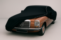 Ganzgarage Indoor Stretch Cover Carcover für Mercedes W114 W115 /8 Schwarz