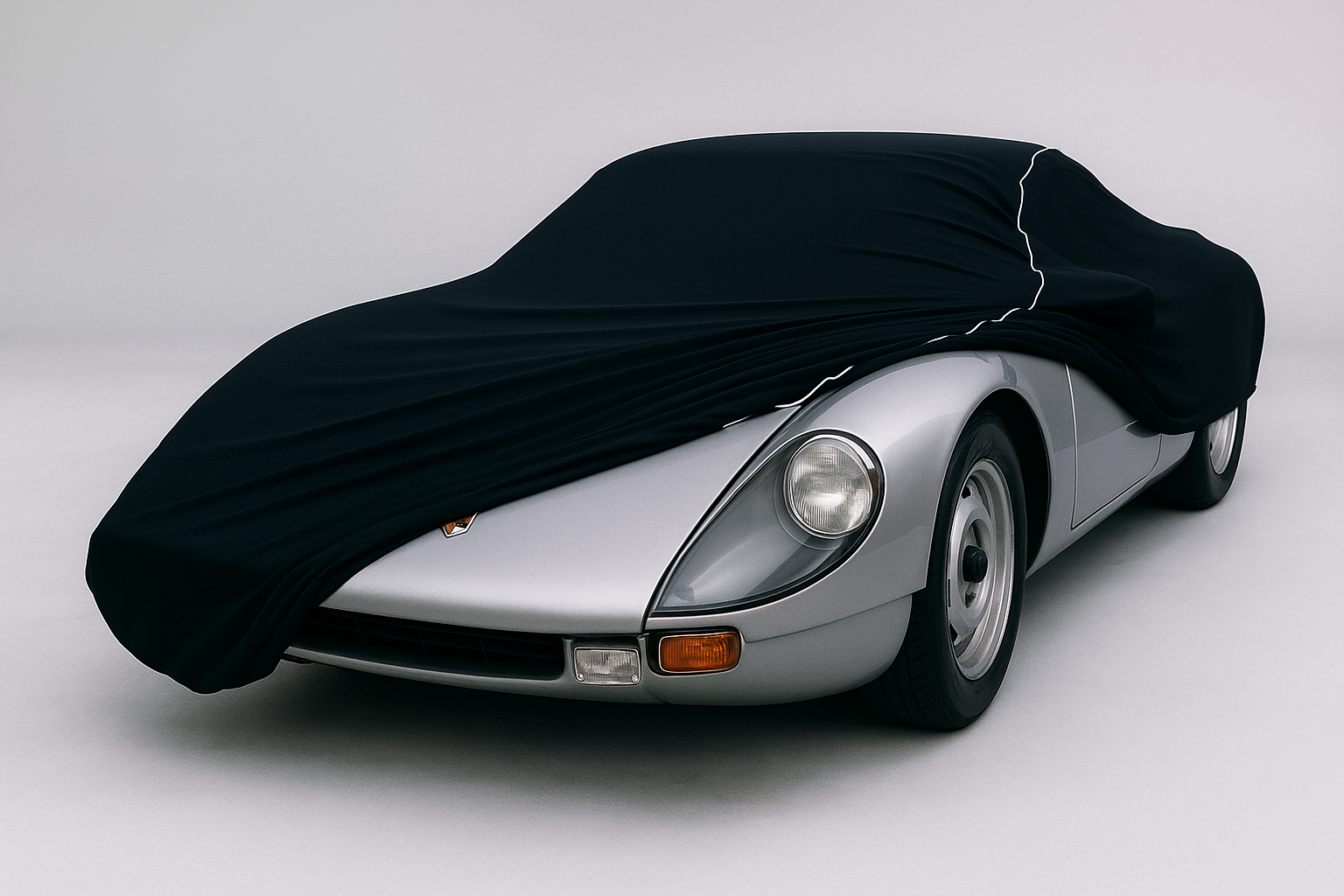 Ganzgarage Indoor Stretch Cover Carcover für Porsche 904 Carrera GTS Schwarz