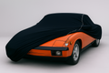 Ganzgarage Indoor Stretch Cover Carcover für Porsche 914 Schwarz