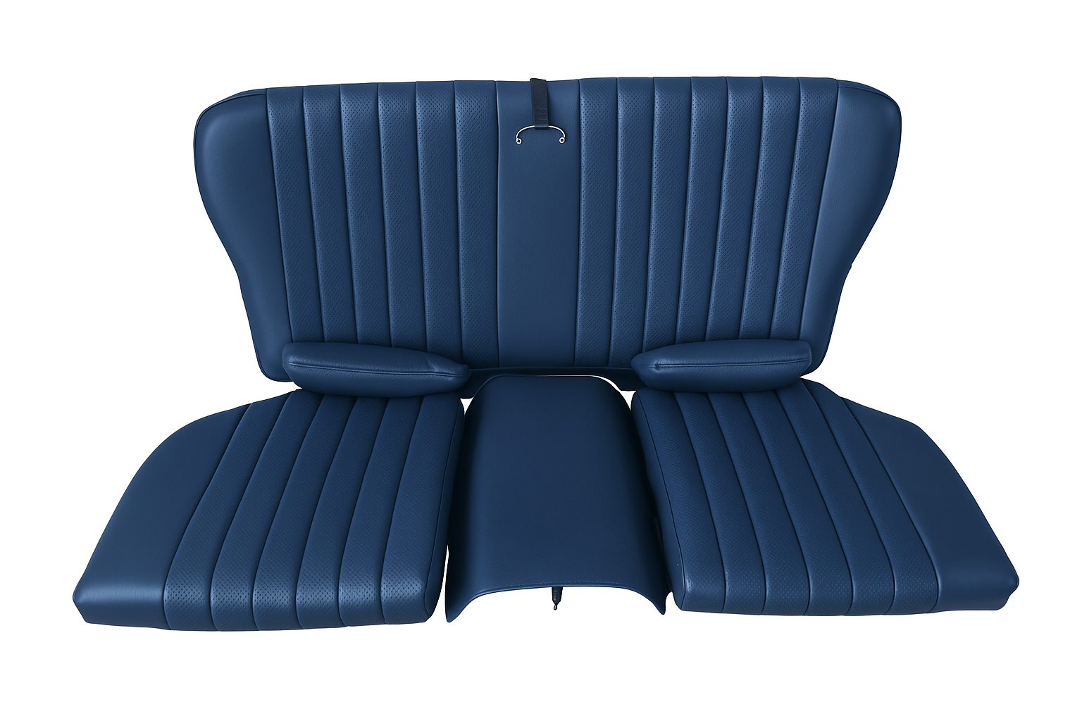 Rücksitz Rückbank Notsitz klappbar für Mercedes SL 107 R107 Originalgetreu Blau