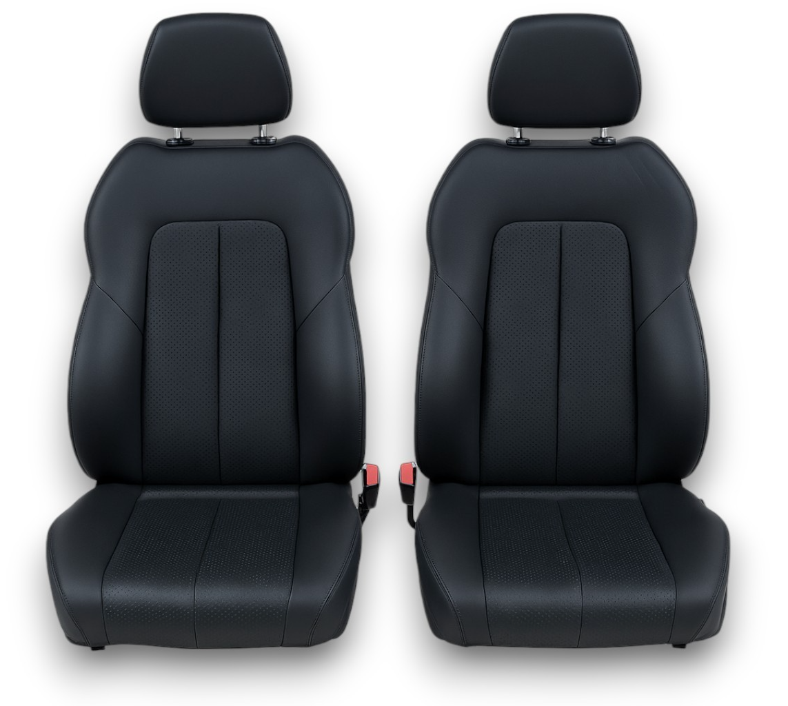 Sitzbezüge Bezüge für Mercedes Benz SLK R170 1996–2004 schwarz.