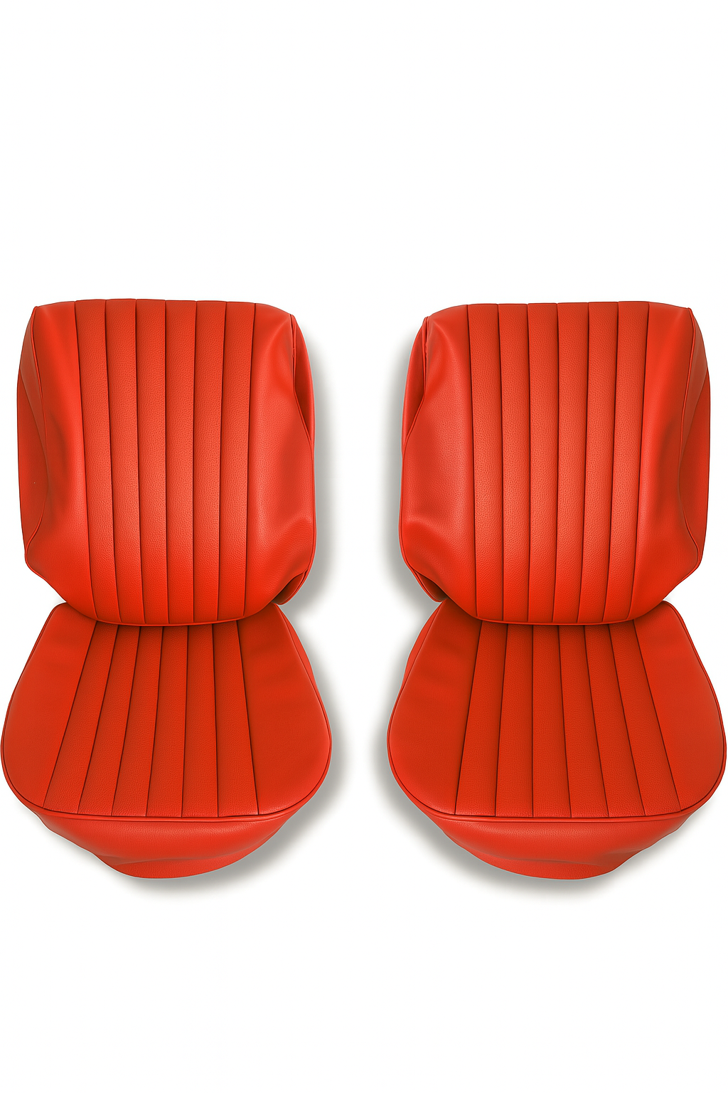 Sitzbezüge Bezüge für die Vordersitze für Mercedes Benz SL R107 Rot bis 1984.