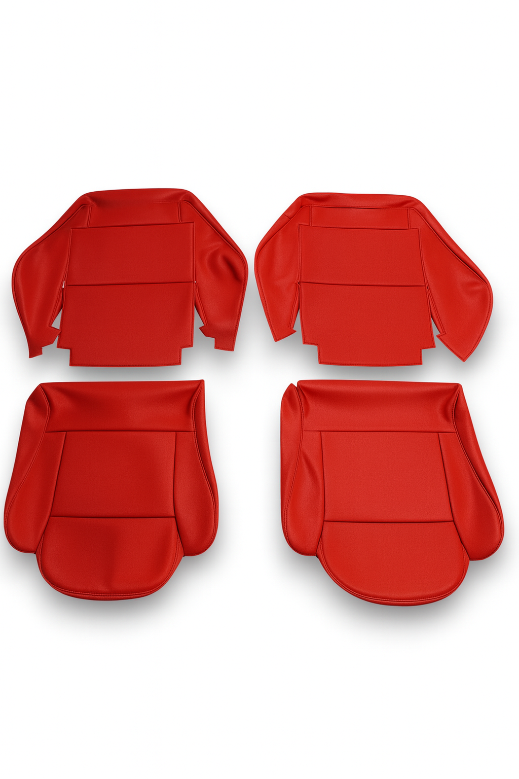 Sitzbezüge Bezüge  für Audi 80 Cabrio Rot