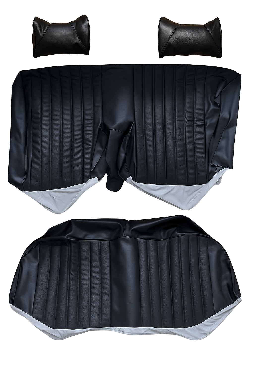 Sitzbezüge Bezüge für Mercedes Benz W114 W115 /8 Coupe Schwarz