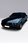 Ganzgarage Indoor Stretch Cover Carcover für Bmw E23 Schwarz
