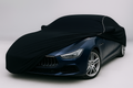 Ganzgarage Indoor Stretch Cover Carcover für Maserati Ghibli Schwarz