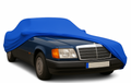 Ganzgarage Indoor Stretch Cover Carcover für Mercedes Benz W201 Blau
