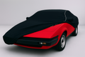 Ganzgarage Indoor Stretch Cover Carcover für Triumph TR7 Schwarz.