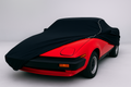 Ganzgarage Indoor Stretch Cover Carcover für Triumph TR8 Schwarz.