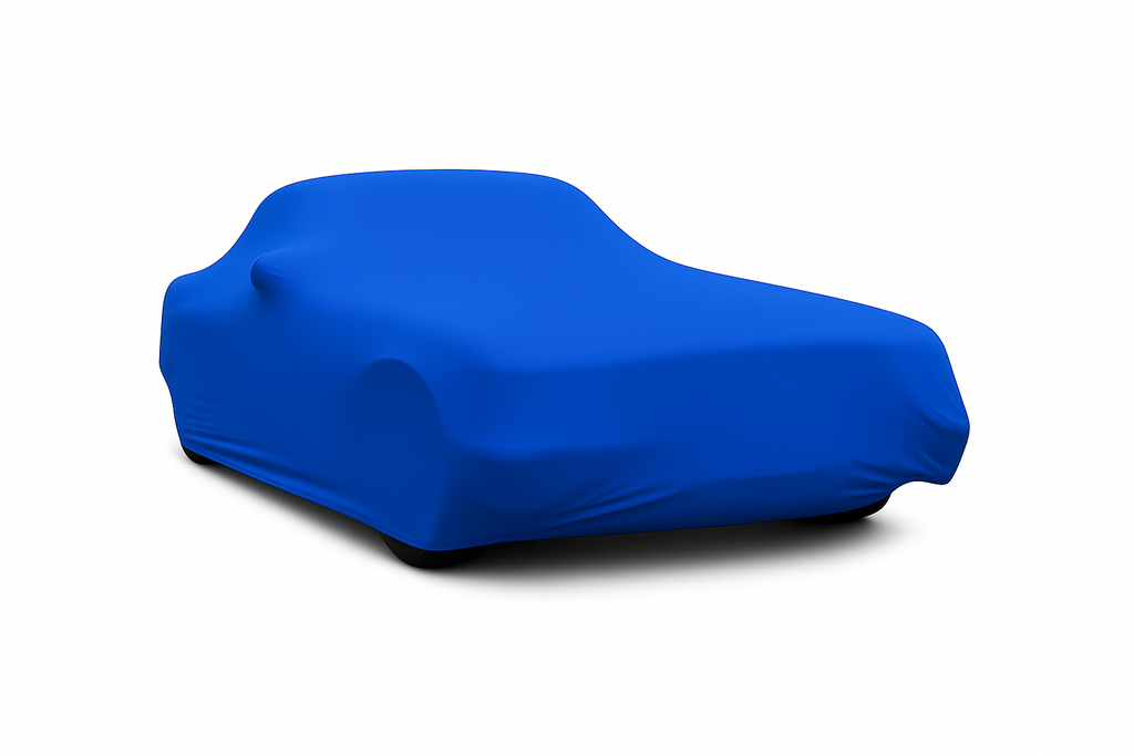 Ganzgarage Indoor Stretch Cover Carcover für Audi A5 Blau