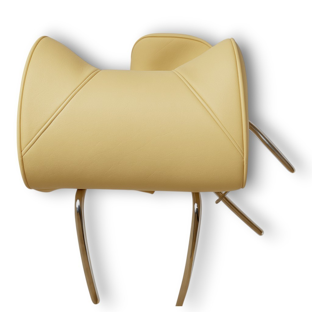 Kopfstützen Hasenohr für Mercedes W123 W114 W115 W126 W107 etc. Beige Vorne
