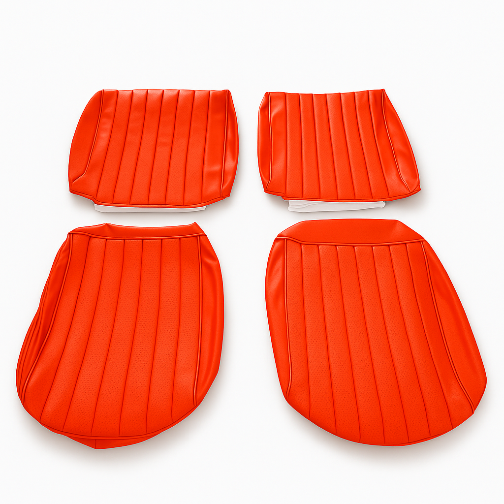 Sitzbezüge Bezüge Sitze für Opel Rekord C 1966 - 1972 Rot