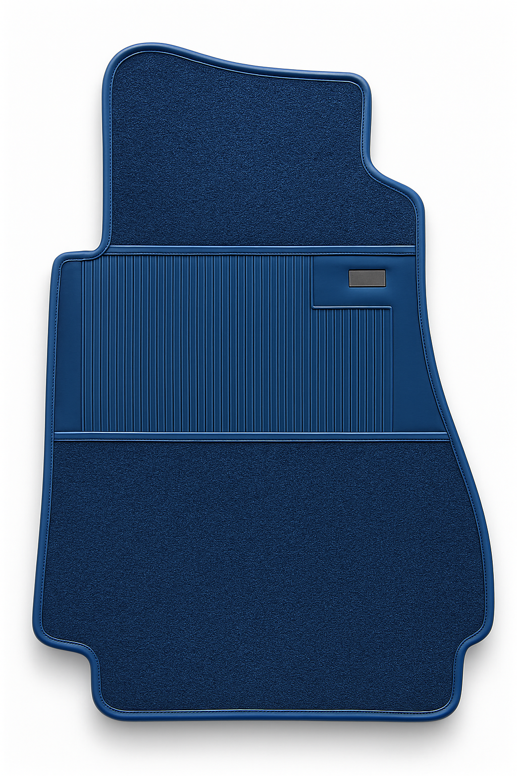 Schlinge Teppichsatz Teppich für Mercedes W123 Coupe Gummi Absatzschoner Blau