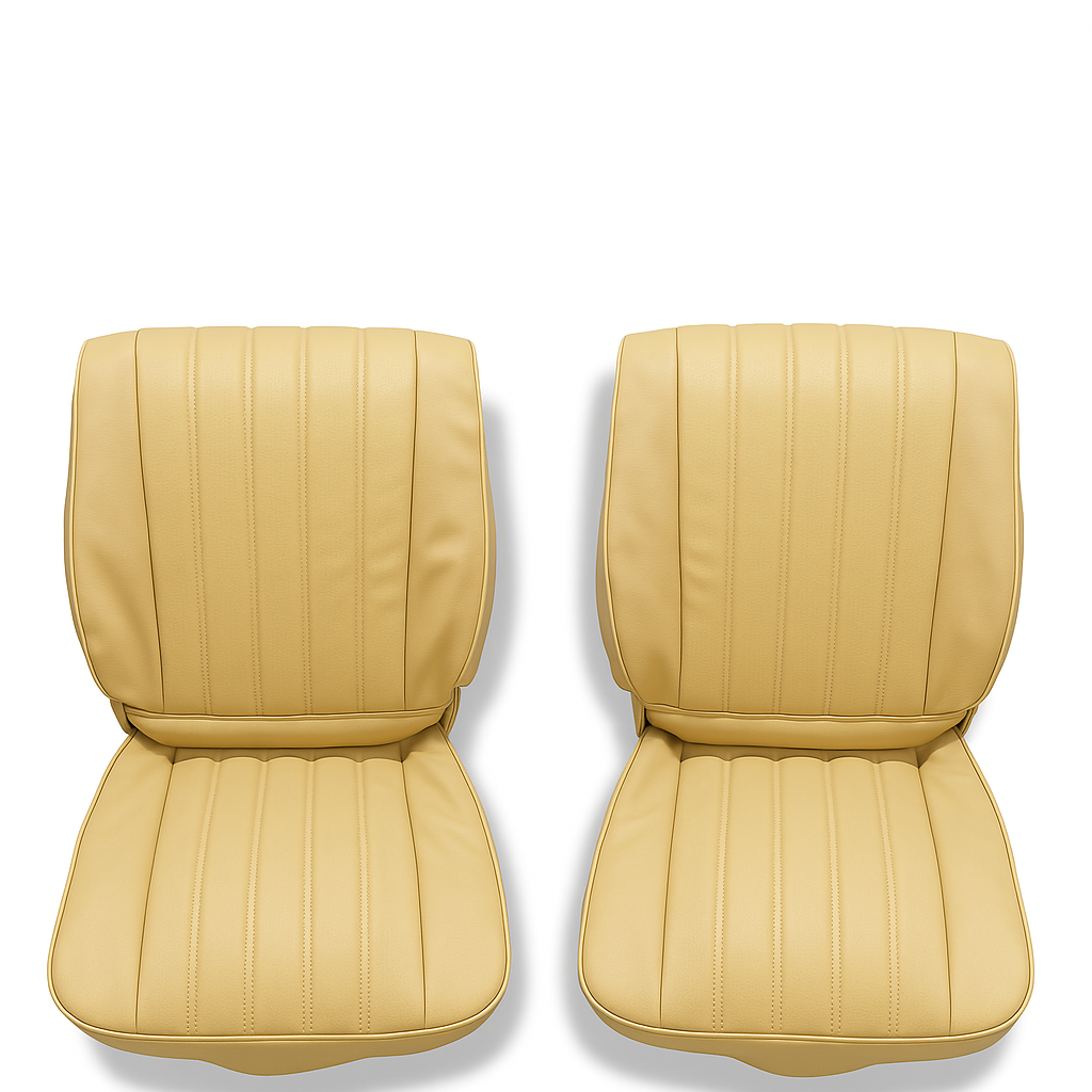 Sitzbezüge Bezüge für Mercedes Benz W123 Coupé 1/2. Serie bis 08. 1982 Beige