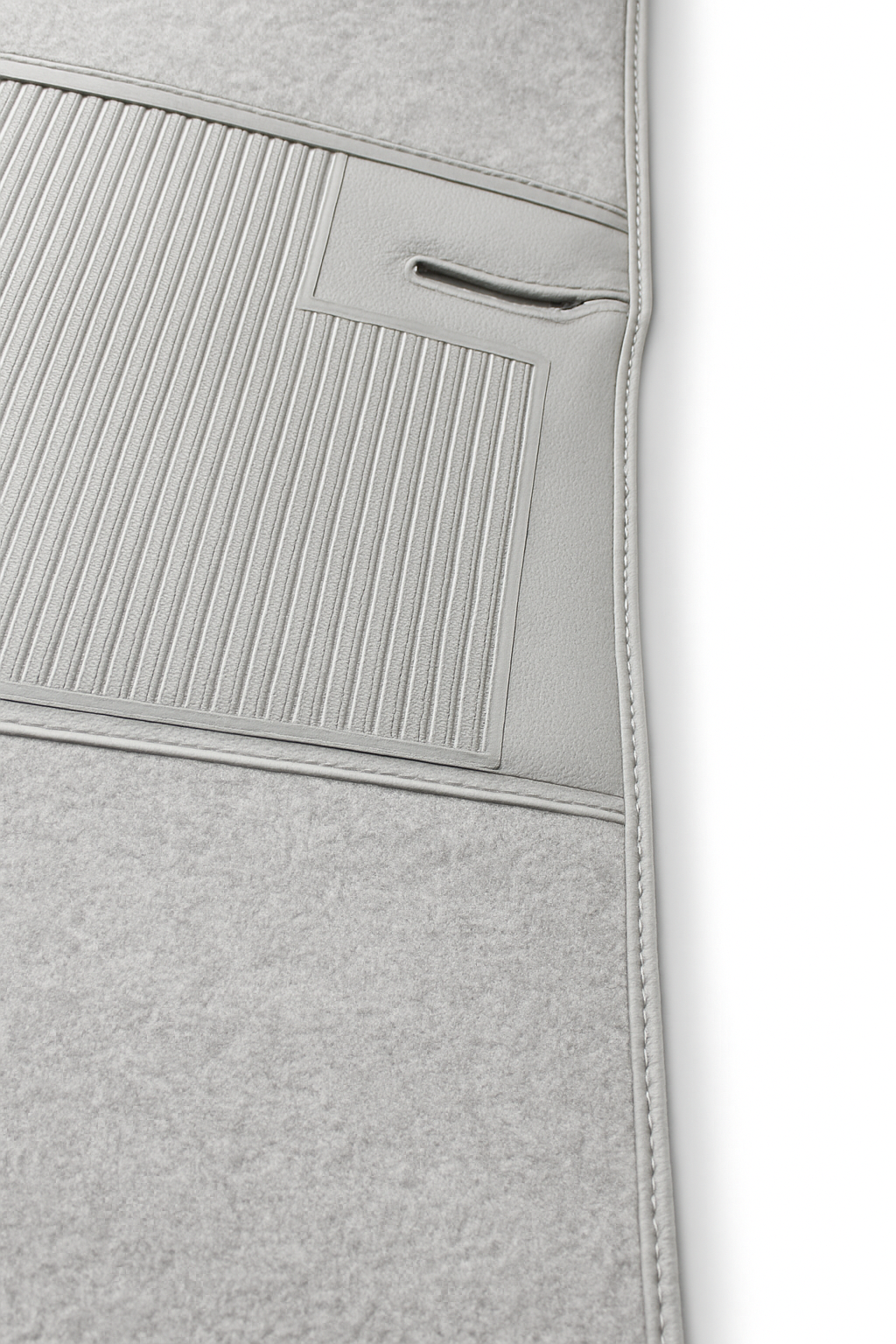 Teppichsatz Teppich für Mercedes C107 Gummi Absatzschoner Grau