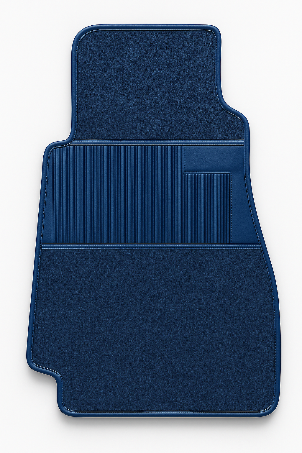 Teppichsatz passend für Fiat X 1/9 Baujahr 1972-1989 Gummi Absatzschoner Blau
